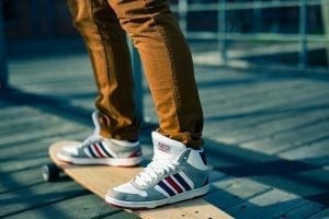 Guy Riding an Electric Longboard