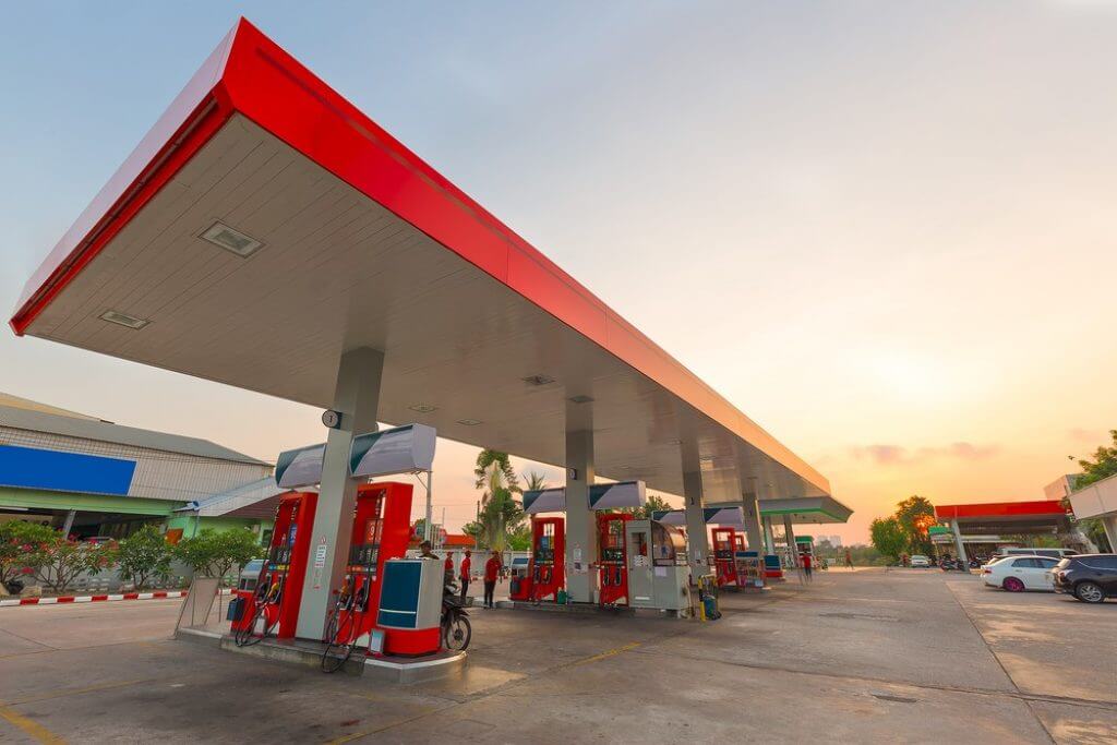 gas station